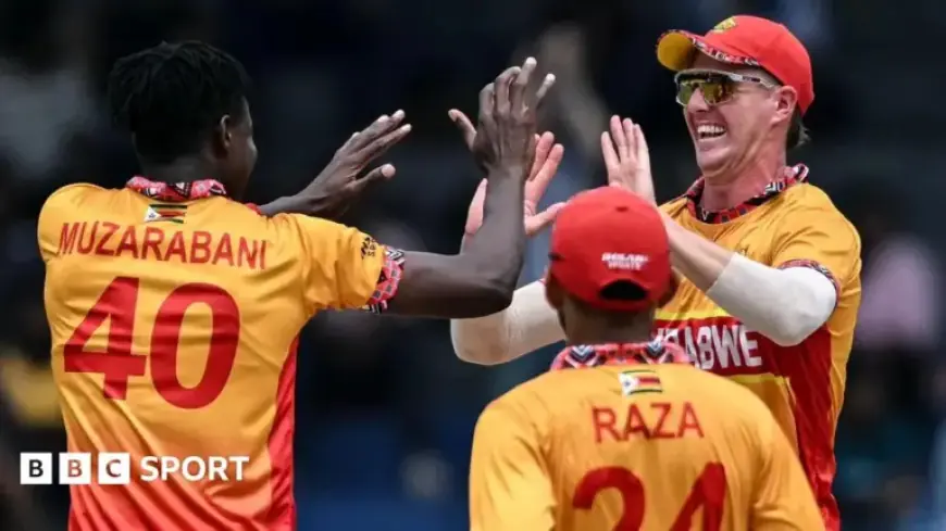 Zimbabwe Stuns Australia with 23-Run Victory at T20 World Cup, Muzarabani Shines