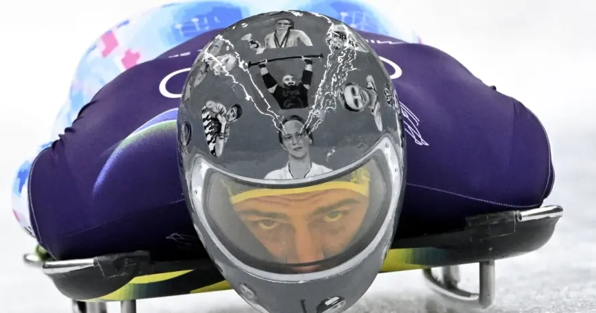Ukrainian skeleton contender barred over memorial helmet; appeal filed as Cortina races proceed