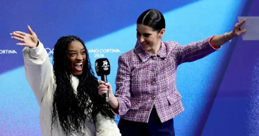 Simone Biles Attends 2026 Winter Olympics for Epic Men’s Free Skate Event