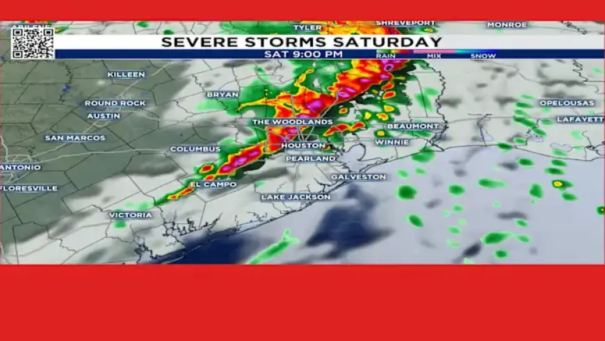 Houston Prepares to Keep Chocolates Dry for Valentine’s Day Evening