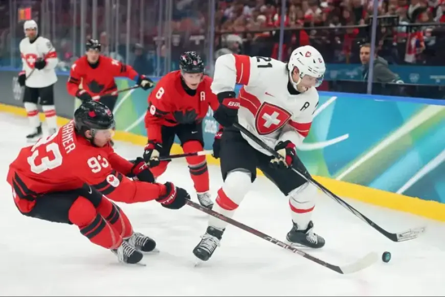 Switzerland’s Kevin Fiala Injured Against Canada at Olympic Ice Hockey Match