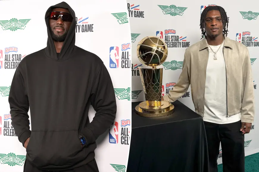 Cam Ward's chain and Tacko Fall's towering presence dominate NBA All-Star Celebrity Game green carpet