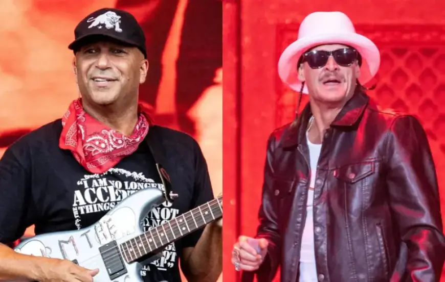Tom Morello Critiques Kid Rock’s Sparse Crowd at ‘All-American Halftime Show’