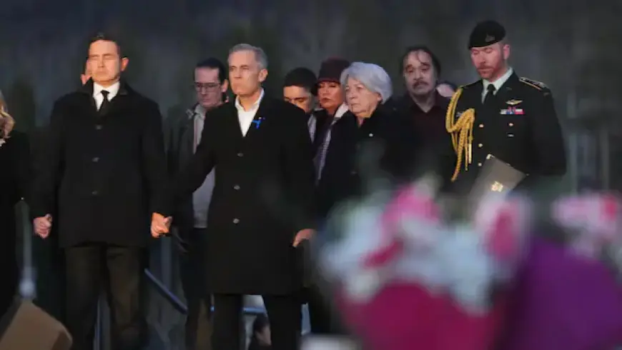Canadian PM Supports Tumbler Ridge Shooting Victims at Vigil