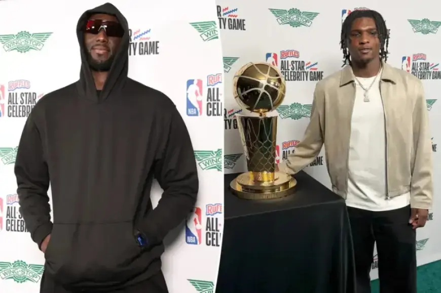 Cam Ward’s Chain and Tacko Fall’s Height Shine at NBA All-Star Green Carpet