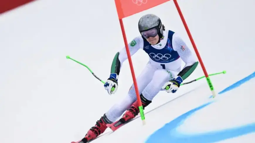Brazil’s Braathen Secures Pole Position for Olympic Giant Slalom Medal