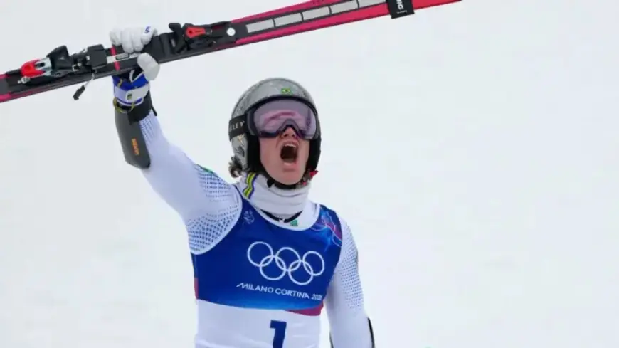 Brazil’s Lucas Pinheiro Braathen Secures Olympic Giant Slalom Gold