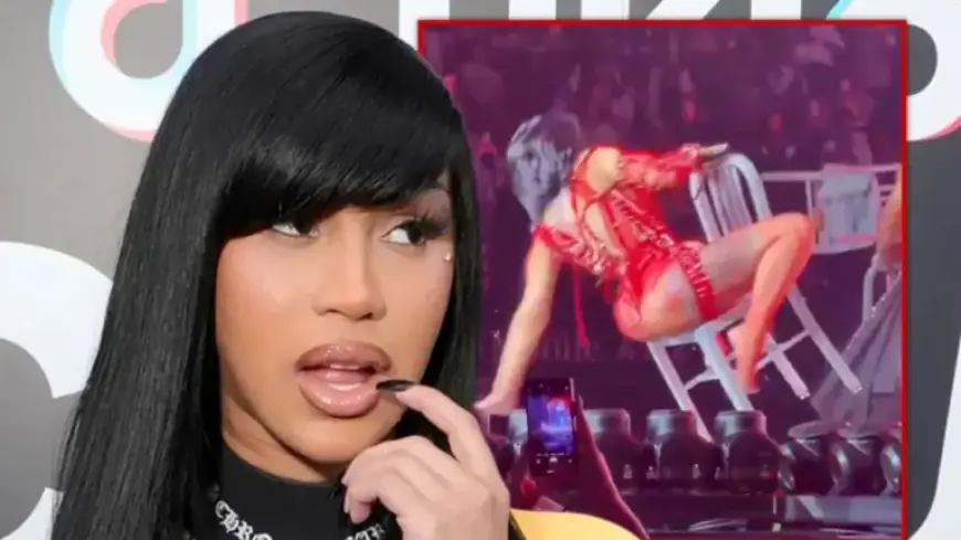 Cardi B Stumbles Onstage During ‘Little Miss Drama’ Tour