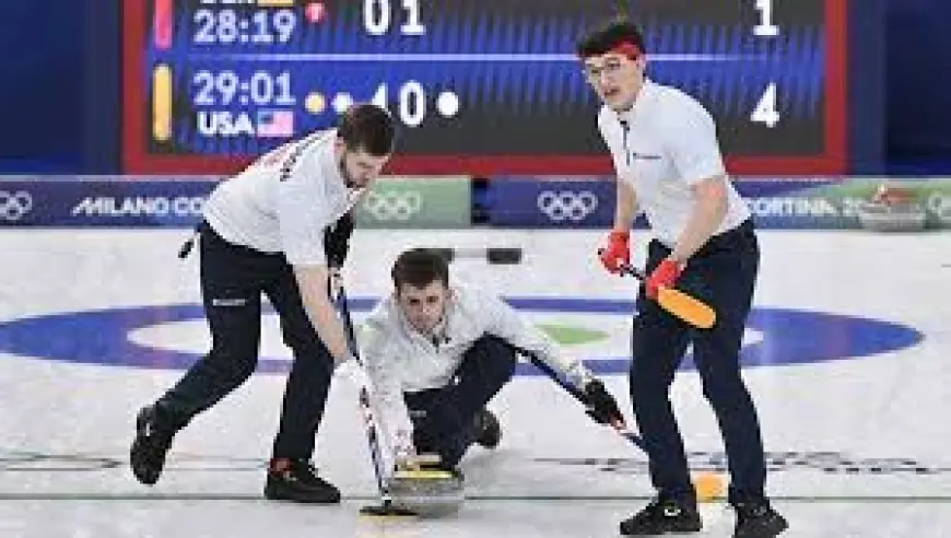 USA Men Hold Off Germany, 8-6, in Tight Olympic Curling Clash