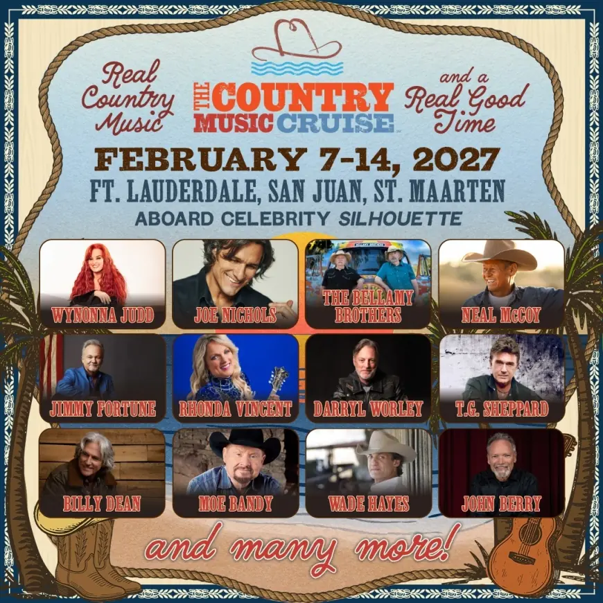 Wynonna Judd Among Headliners for Rollicking 2027 Country Music Cruise