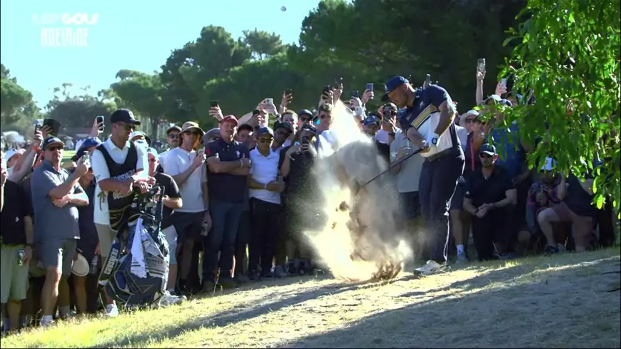 Rahm’s rules workaround stuns DeChambeau, holes out to tie in LIV Golf Adelaide