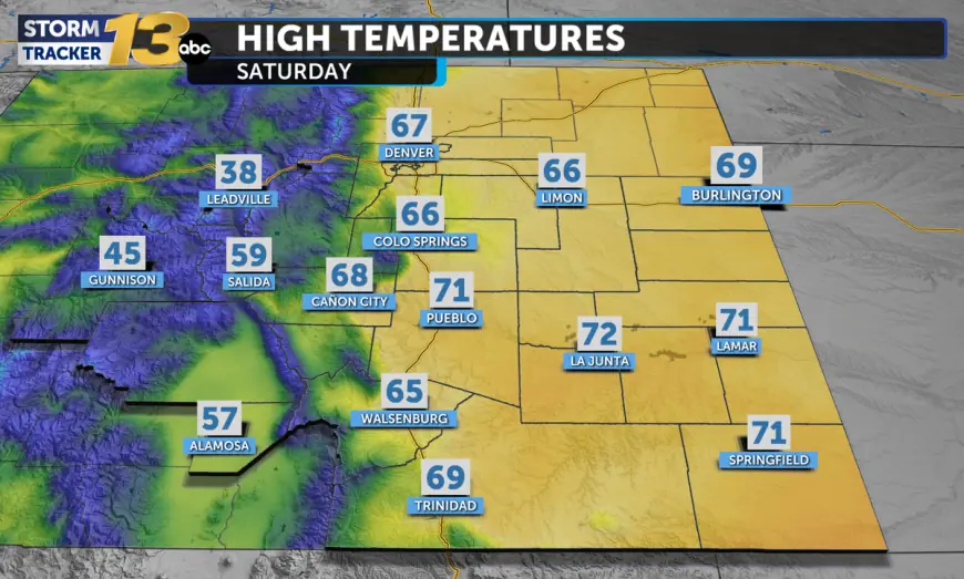 Fire Weather Watch: Eastern Plains Face Red Flag Threat Sunday; Gusts, Low Humidity Raise Risk