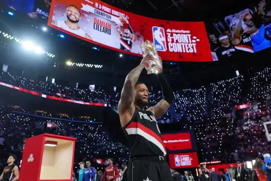 Damian Lillard Triumphs in Unexpected 3-Point Contest Victory at All-Star Weekend