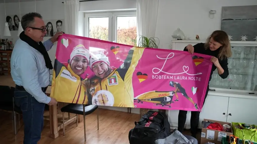 Laura Nolte's family packs for Cortina as monobob gold bid hangs in the balance