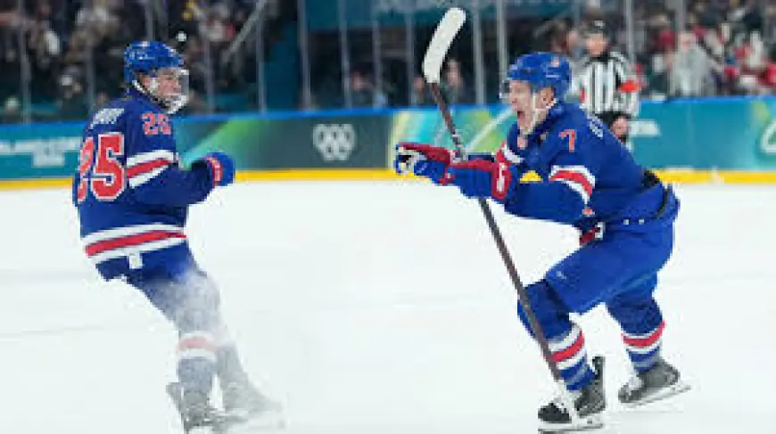 Brady Tkachuk drags Team USA to gritty 6-3 Olympic win in Milan
