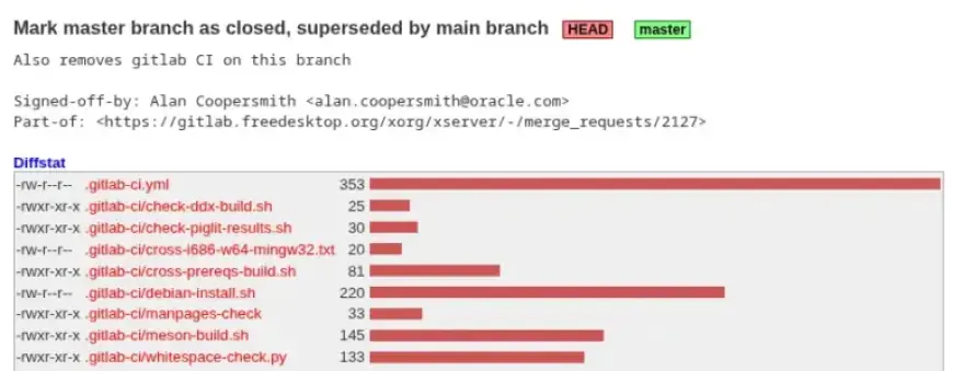 X.Org Server Completes Transition: “Main” Branch Now Active and Cleaned