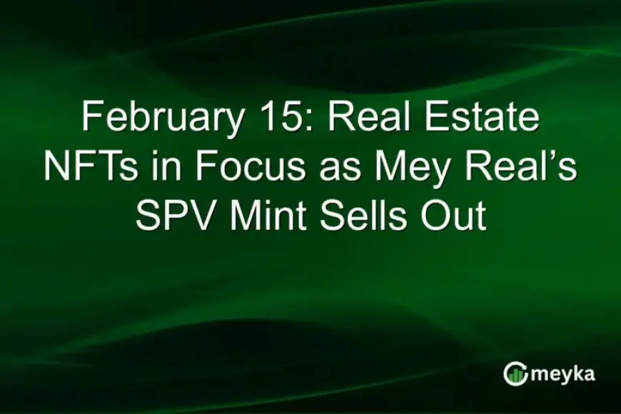 Mey Real’s SPV Mint Sells Out as Real Estate NFTs Surge