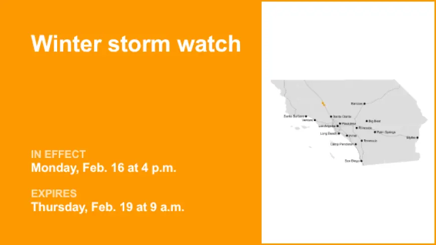 Grapevine Freeway Faces Winter Storm Watch: Expect 40 mph Wind Gusts