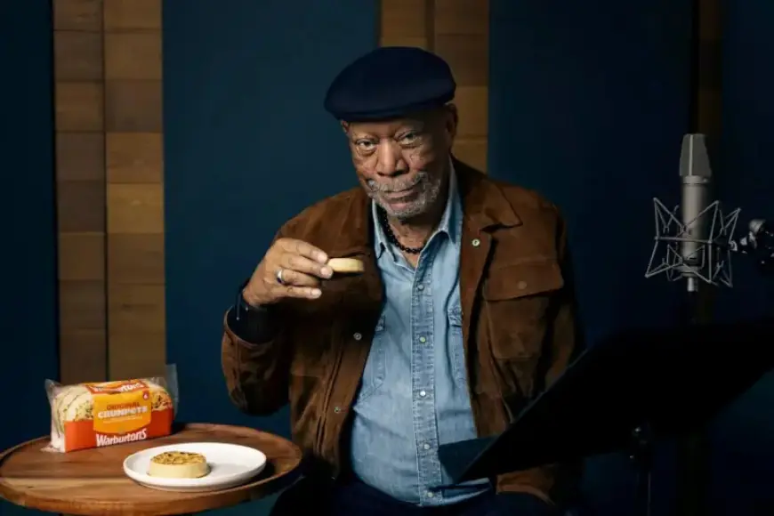 Morgan Freeman Ponders Crumpets in New ITV Ad
