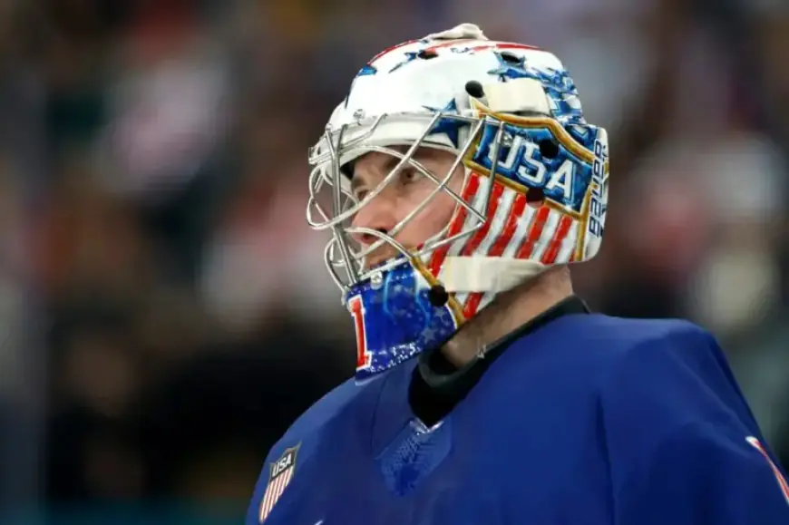 USA’s Jeremy Swayman, Color Blind, Unfazed by Long-Range Goal