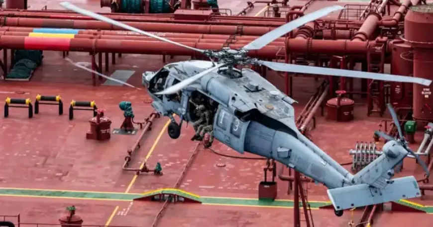 U.S. Military Seizes Oil Tanker in Indian Ocean After Caribbean Pursuit