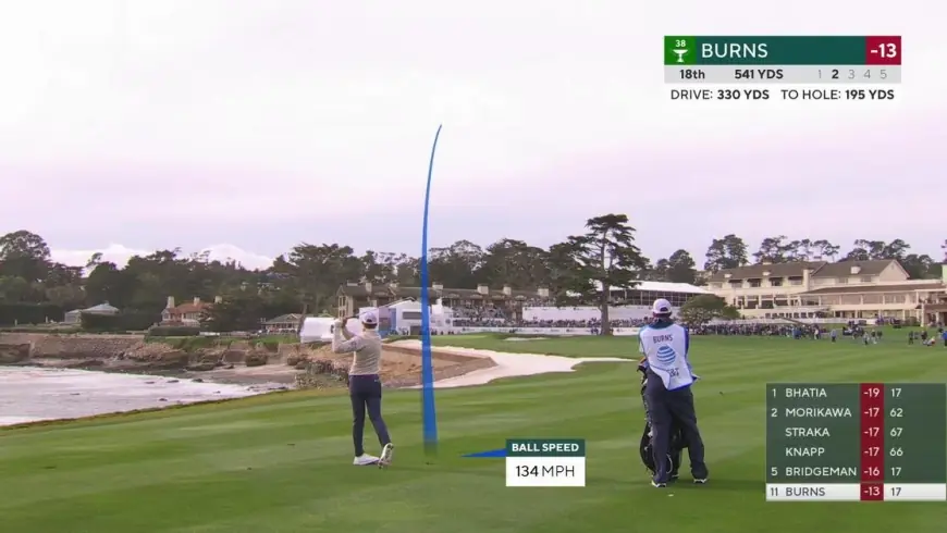 Tech Failures Interrupt Coverage of Jake Knapp as Pebble Beach Highlight Steals Spotlight
