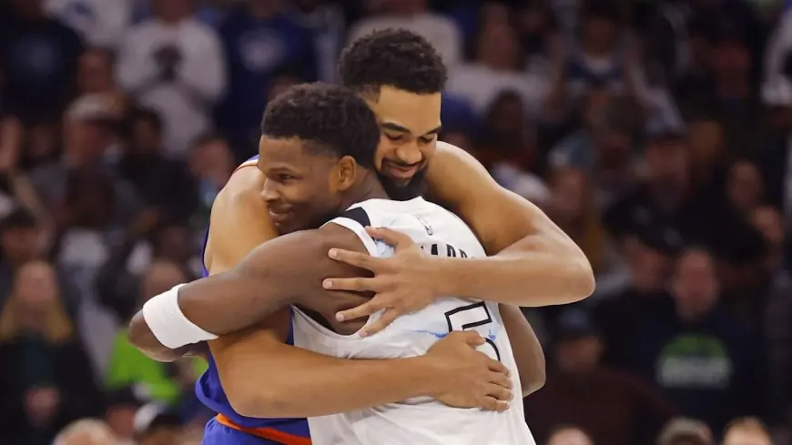 Anthony Edwards Issues Playful Warning to Knicks Over Karl-Anthony Towns After Eye Injury