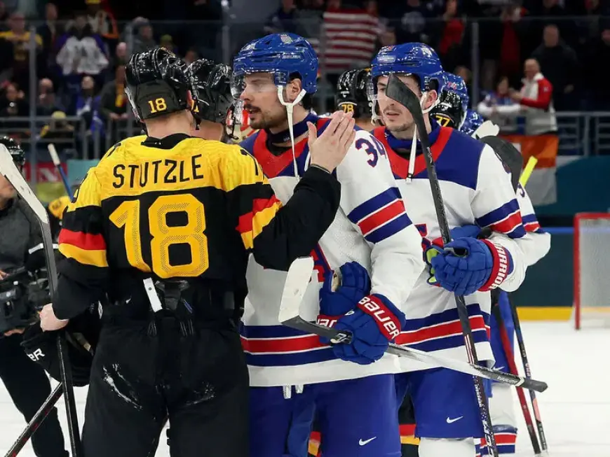 U.S. Dominates Germany, Finalizes Olympic Men’s Hockey Playoff Lineup