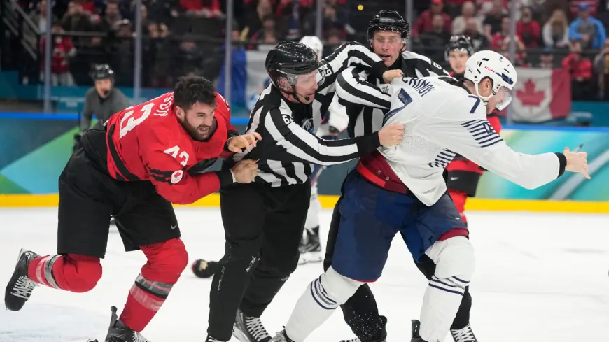 Tom Wilson Ejected After Fight Rocks Canada’s Olympic Win Over France