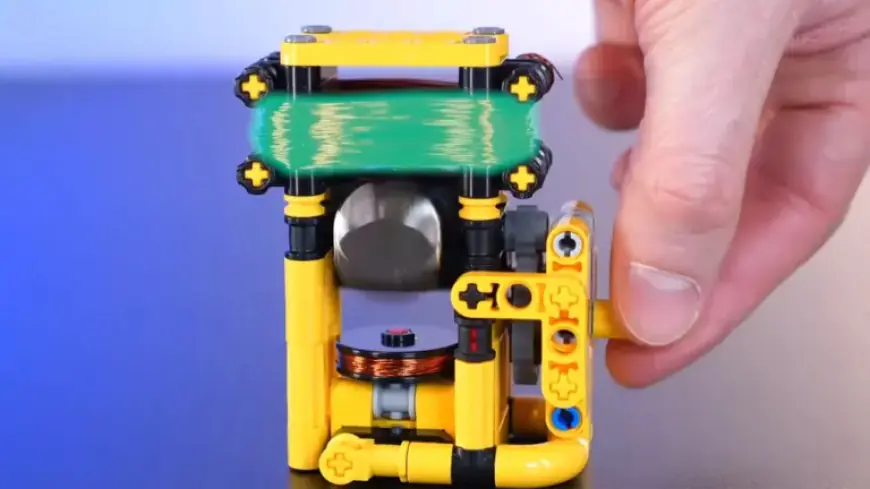 YouTuber Builds LEGO Electric Motor Achieving 4,000 RPM