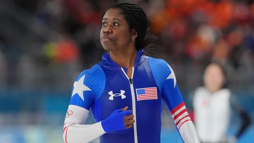 Erin Jackson misses podium in 500m title defense at Milano Cortina
