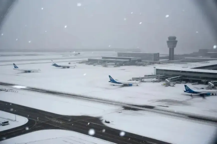 Snowstorm Disrupts Netherlands Travel, Cancels 150+ Flights at Schiphol Airport