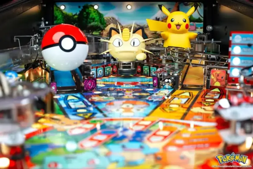 Official Pokémon Pinball Machine Features Animatronic Pikachu, Master Ball Plunger