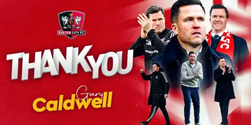 Gary Caldwell Departs as Exeter City Manager