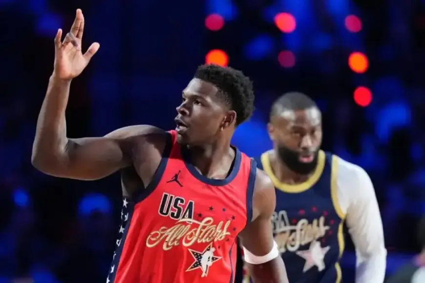 MVP Anthony Edwards Guides Team to NBA All-Star Game Triumph