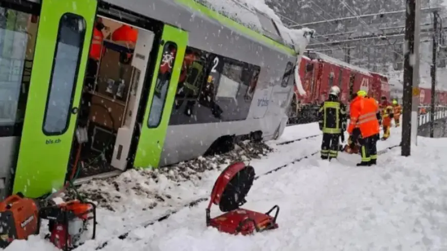 Suspected Avalanche Causes Train Derailment in Switzerland