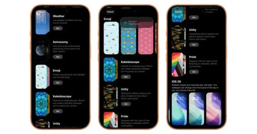 iOS 26.4 Revamps Wallpaper Gallery Design