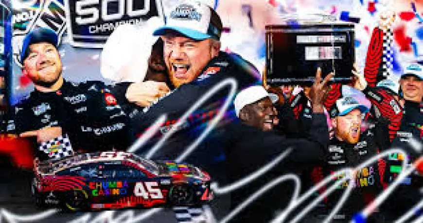 Michael Jordan is a champion again, with nothing but magnanimity for NASCAR