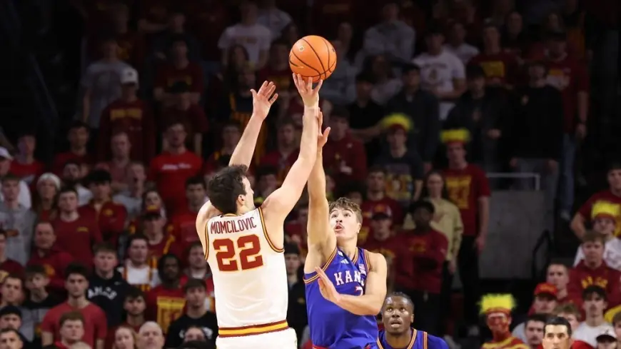 No. 5 Iowa State Stifles No. 9 Kansas, 74-56, Ending Jayhawks' Eight-Game Win Streak