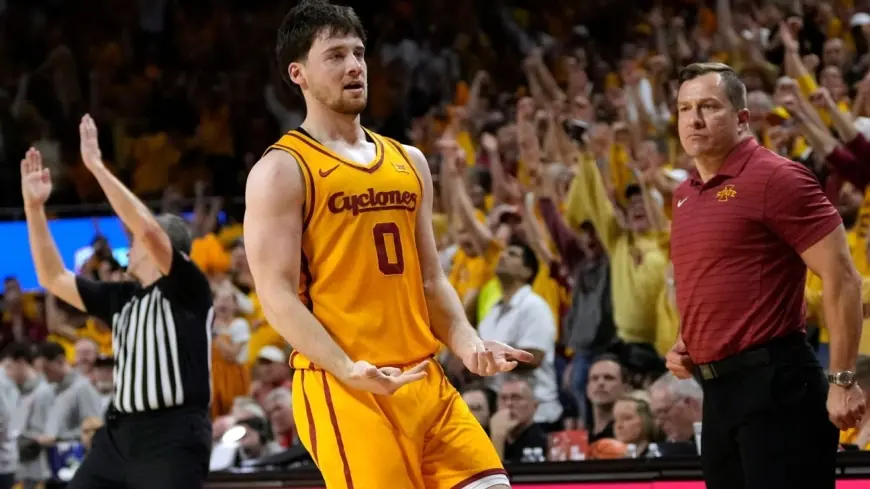Nate Heise's late 3 lifts No. 6 Iowa State to 70-67 upset of No. 2 Houston