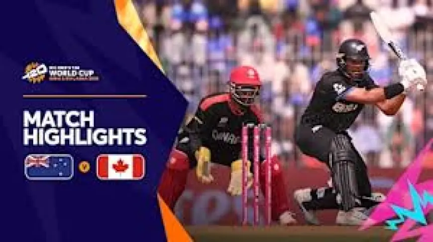 T20 World Cup: canada vs new zealand — Samra century not enough as New Zealand reach Super 8s