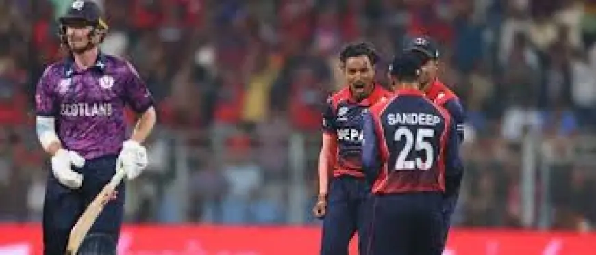 Scotland collapse late as Nepal chase neatly at Wankhede in T20 World Cup dead rubber