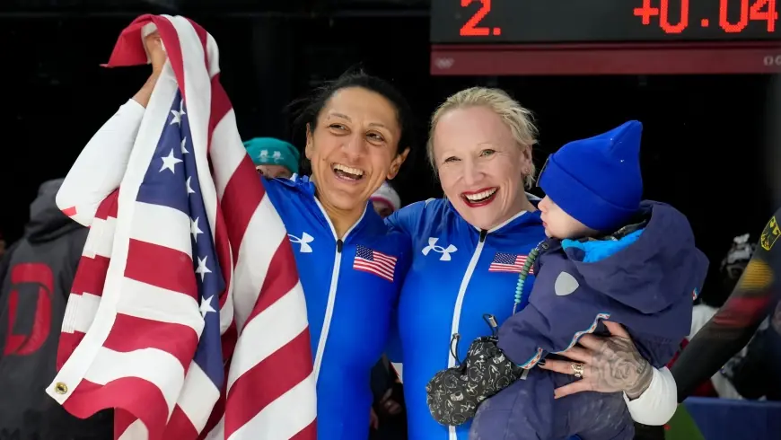 Elana Meyers Taylor Wins Monobob Gold, Champions Mothers in Sport