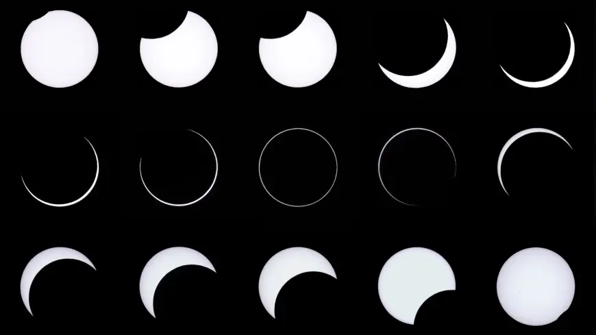Annular Solar Eclipse Paints a Fiery Ring Over Remote Antarctic Corridor