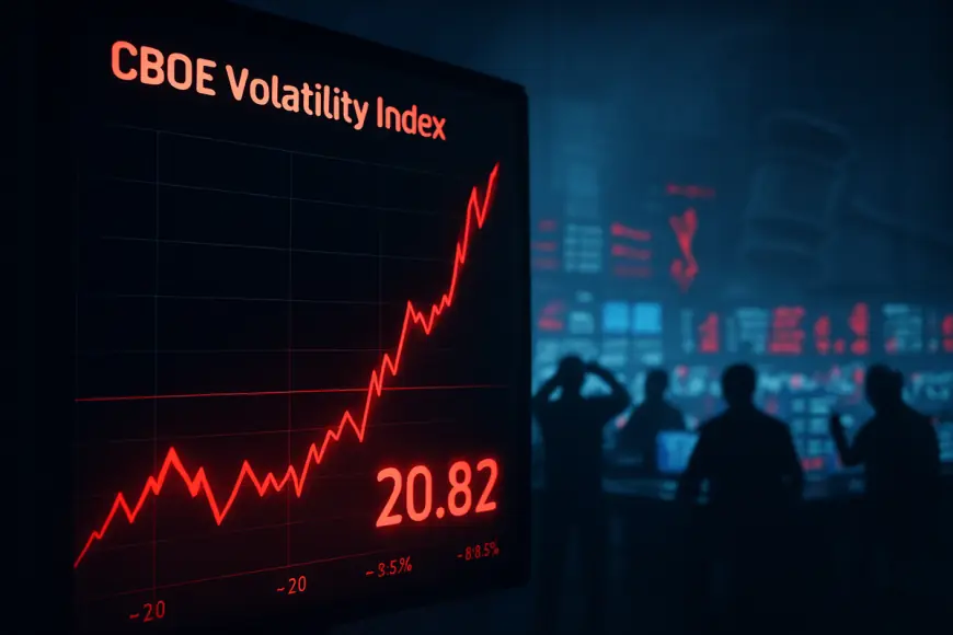 VIX Surges 18% to 20.82 as Inflation Surprise and Fed Transition Spark Market Reassessment