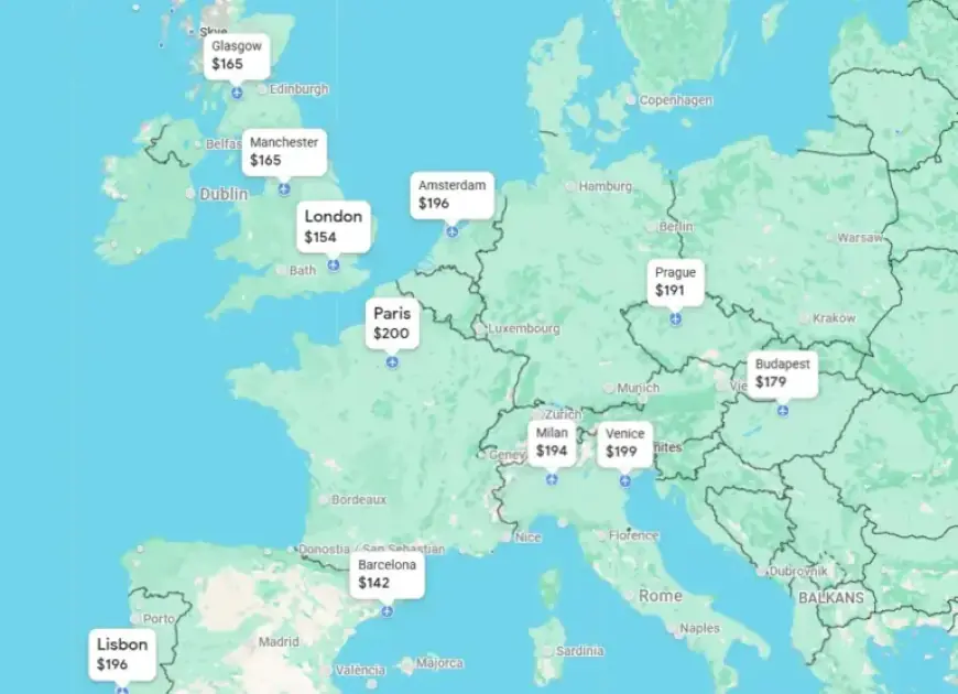 Affordable Europe Flights: East Coast from $200, West Coast from $250