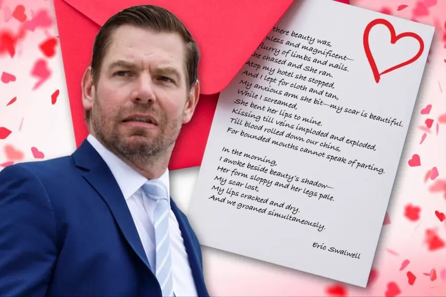 eric swalwell Poem Resurfaces, Prompting New Scrutiny in Governor’s Race