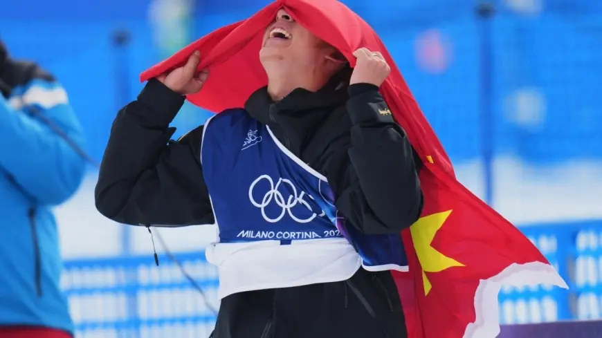 su yiming wins slopestyle gold on his 22nd birthday at Milan-Cortina