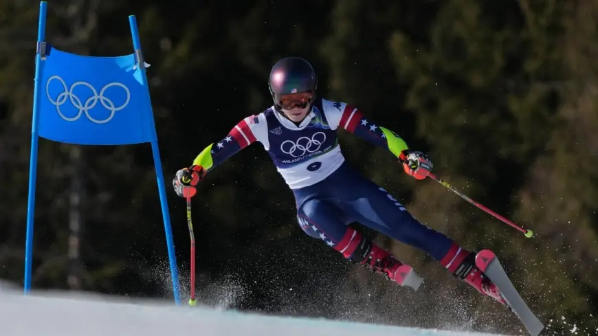 Mikaela Shiffrin Tops First Run in womens slalom 2026, Holds Commanding Lead into Final