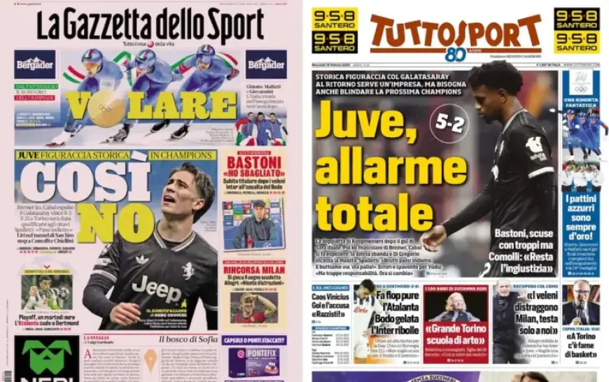 Italy’s Front Pages Spotlight: Scudetto Dream and ‘Objective -5’